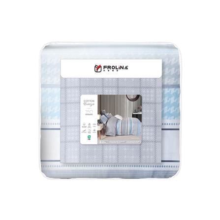 ชุดผ้าปูที่นอน 6 ฟุต 6 ชิ้น FROLINA COTTON BREEZE CBDF002_4