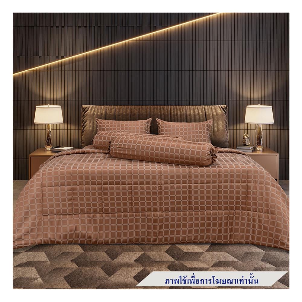 ชุดผ้าปูที่นอน 6 ฟุต 6 ชิ้น PICASSO TENCEL สี MOSCO