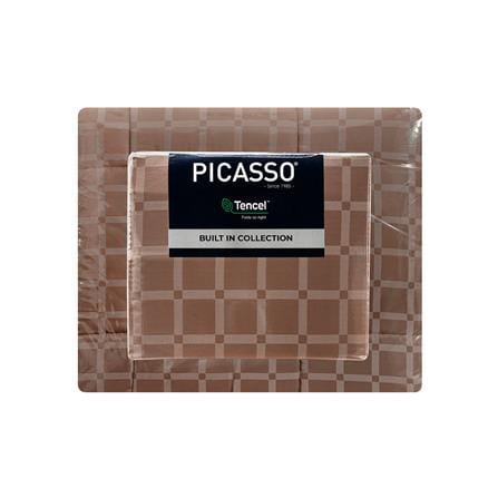ชุดผ้าปูที่นอน 6 ฟุต 6 ชิ้น PICASSO TENCEL สี MOSCO_3