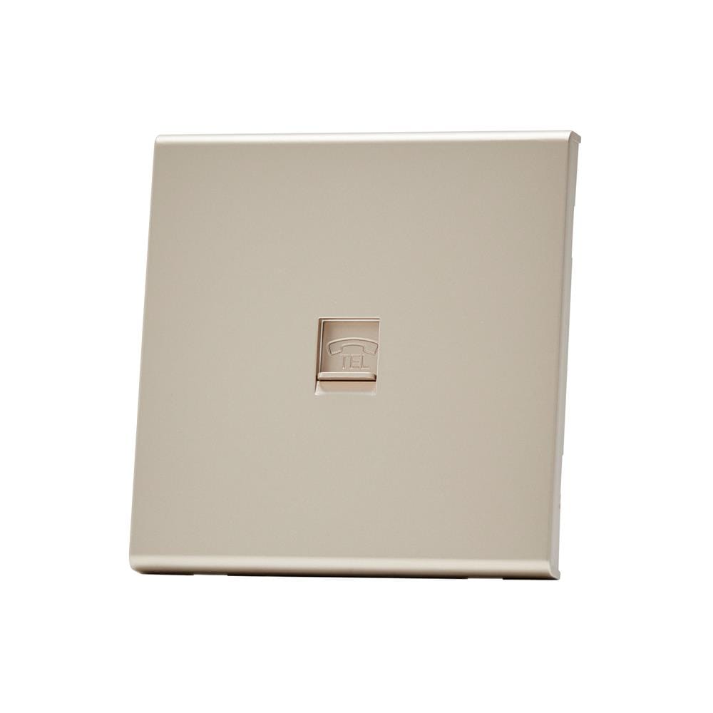 เต้ารับโทรศัพท์ SAHN 6P/4C D17-G สีทอง
