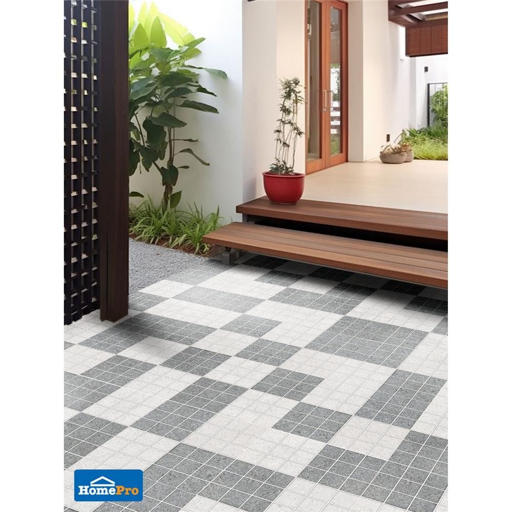 กระเบื้องพื้น 12x12 นิ้ว DURAGRES เวิลด์สโตน เทา A 1 ตร.ม.
