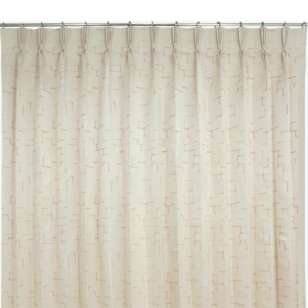 ผ้าม่านจีบ BENETTA BOSTON UV 140X220 ซม. สีครีม