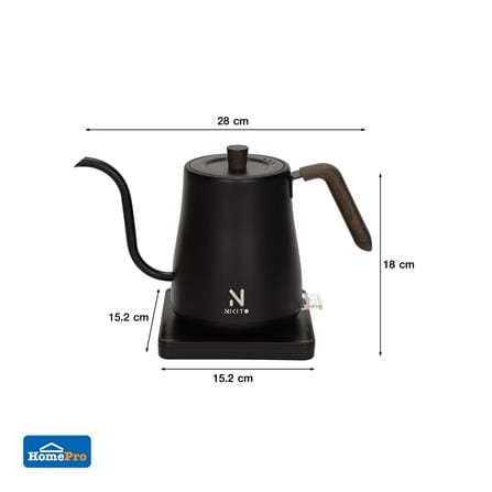 กาต้มน้ำไฟฟ้า NIKITO JMSH303 0.8 ลิตร สีดำ_8