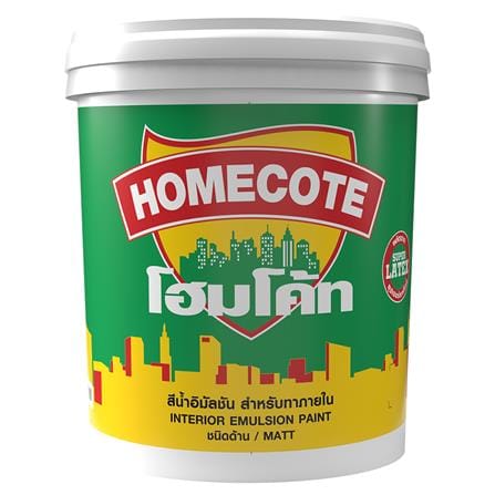 สีน้ำทาภายใน TOA HOMECOTE HC100 สีขาว ด้าน 5 แกลลอน_0