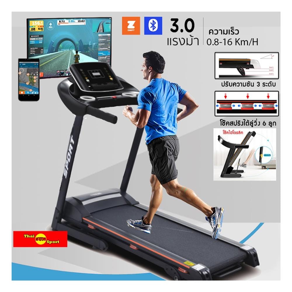 ลู่วิ่งไฟฟ้า THAI SUN SPORT C-TA11-17X_2