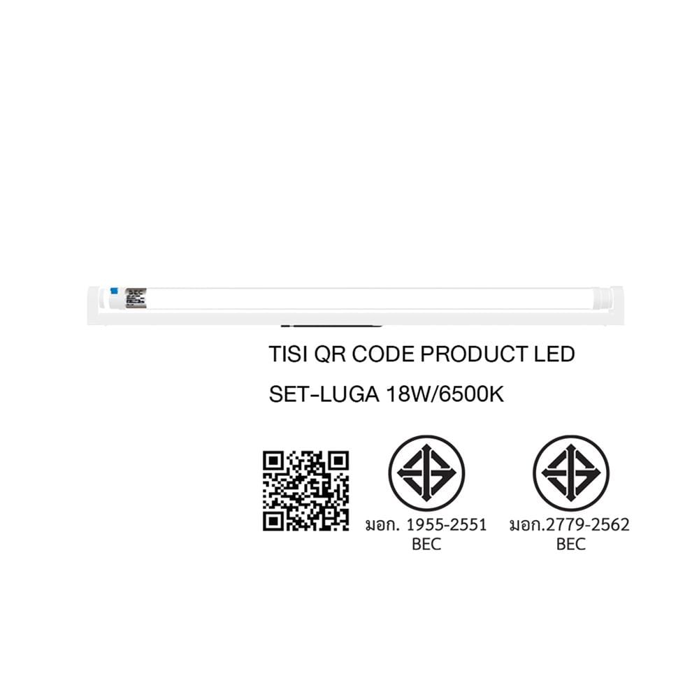 ชุดรางนีออน LED BEC T8 SET-LUGA 9 วัตต์ DAYLIGHT