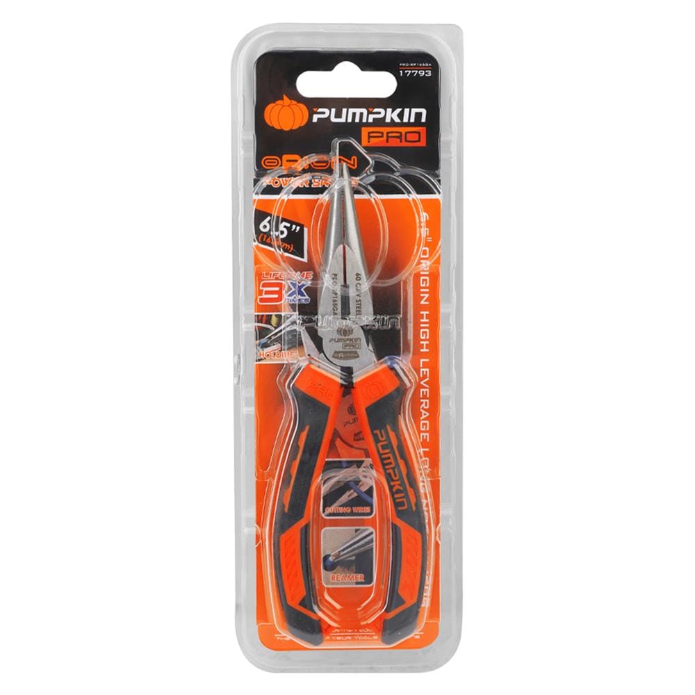 คีมปากแหลม PUMPKIN ORIGIN PRO-RP165GA 17793 6.5 นิ้ว