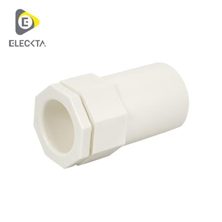 ข้อต่อเข้ากล่อง ELECKTA 25 มม. สีขาว แพ็ก 20 ชิ้น_0
