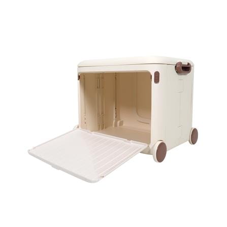 กล่องเก็บของฝาหน้า มีที่ลาก STACKO KID 49x35x38.5 ซม. สีขาว_3