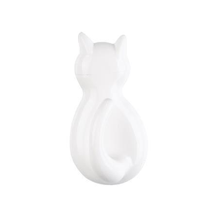 ขอแขวนรูปแมวติดเทปกาว PLIM XY-0501 สีขาว แพ็ก 3 ชิ้น_2