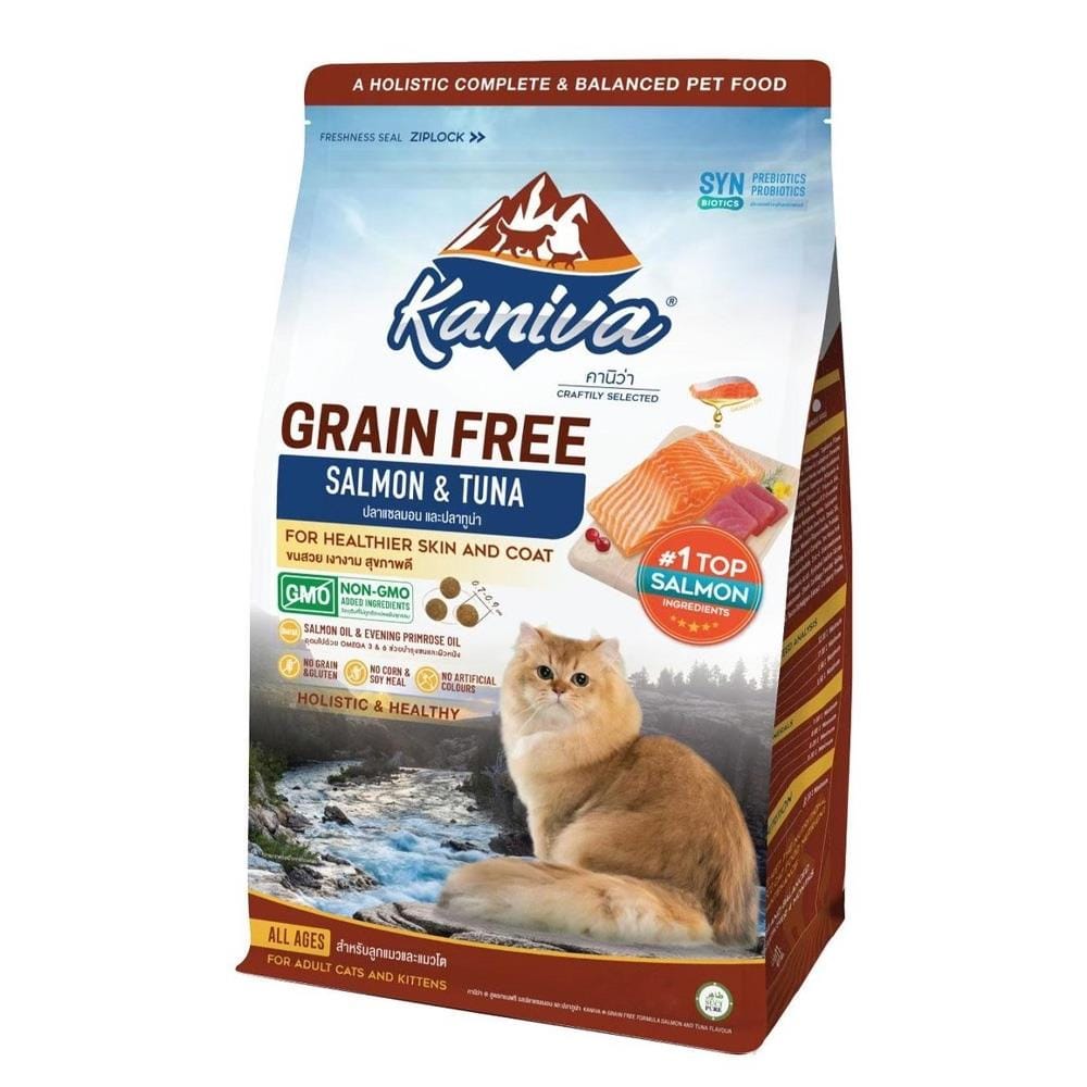 อาหารแมว KANIVA GRAIN FREE SALMON AND TUNA 1.2 กก.