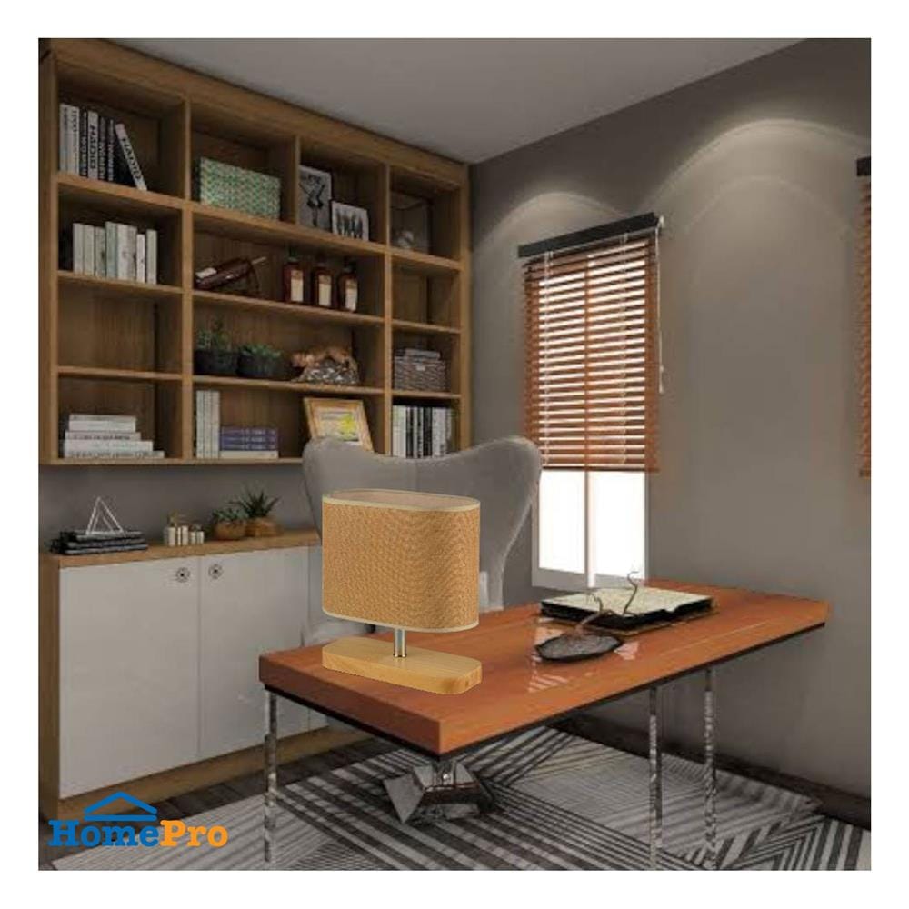 ไฟตั้งโต๊ะ LUMAX 01-02470 สีน้ำตาล