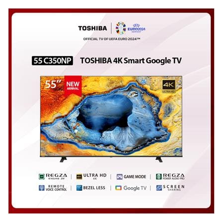 ทีวีแอลอีดี 55 นิ้ว TOSHIBA (4K, LED, GOOGLE TV) 55C350NP_3