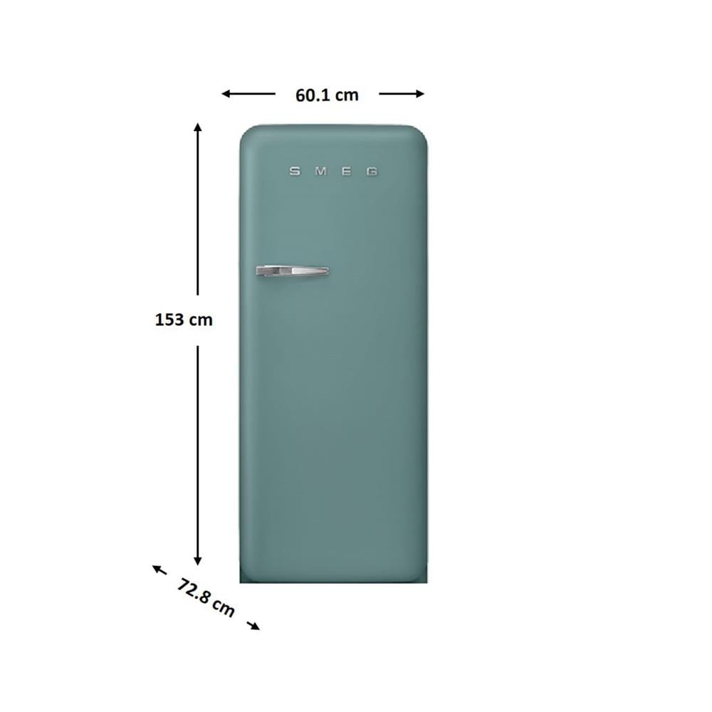 ตู้เย็น 1 ประตู SMEG FAB28RDEG5 9.93 คิว สีเขียวเอมเมอรัล