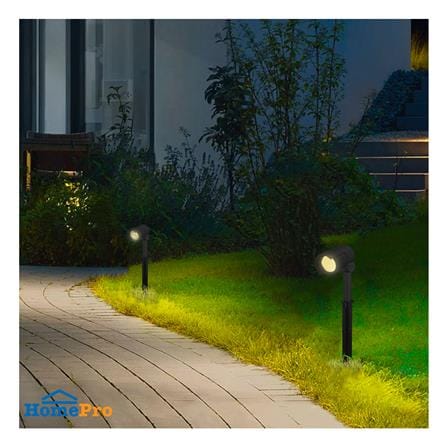 ไฟจัดสวน LED L&E 9P-A0406 10 วัตต์ WARM WHITE สีดำ_4