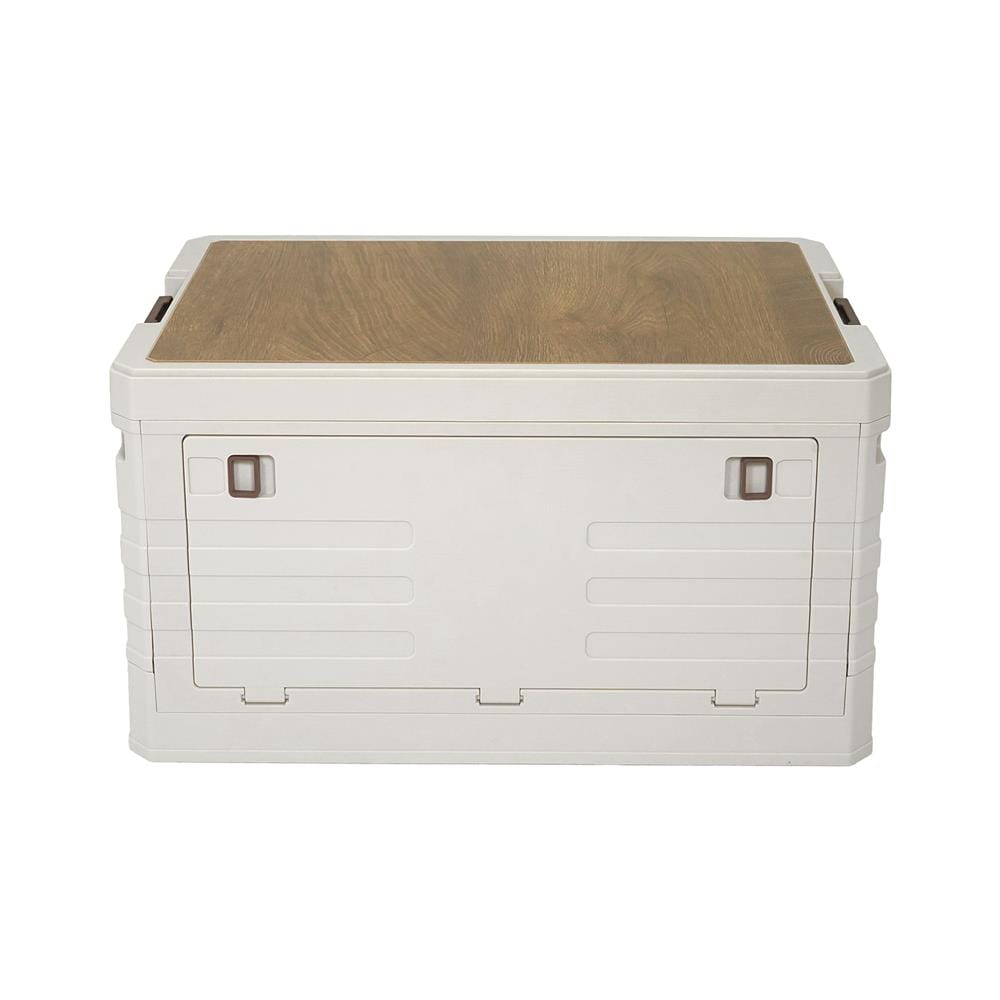 กล่องเก็บของพับได้ STACKO GLAM SIZE L 58x39x33.5 ซม. สีขาว