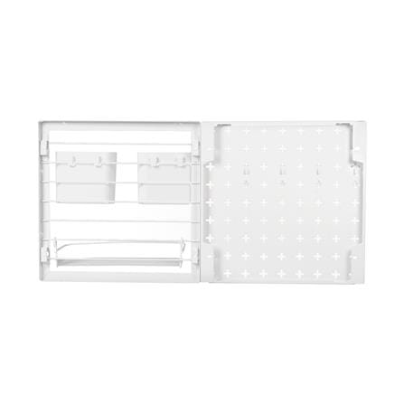 ชุดแผงเหล็กติดผนัง (B) STACKO TIDY 61.2x11.45x30.6 ซม. สีขาว_3