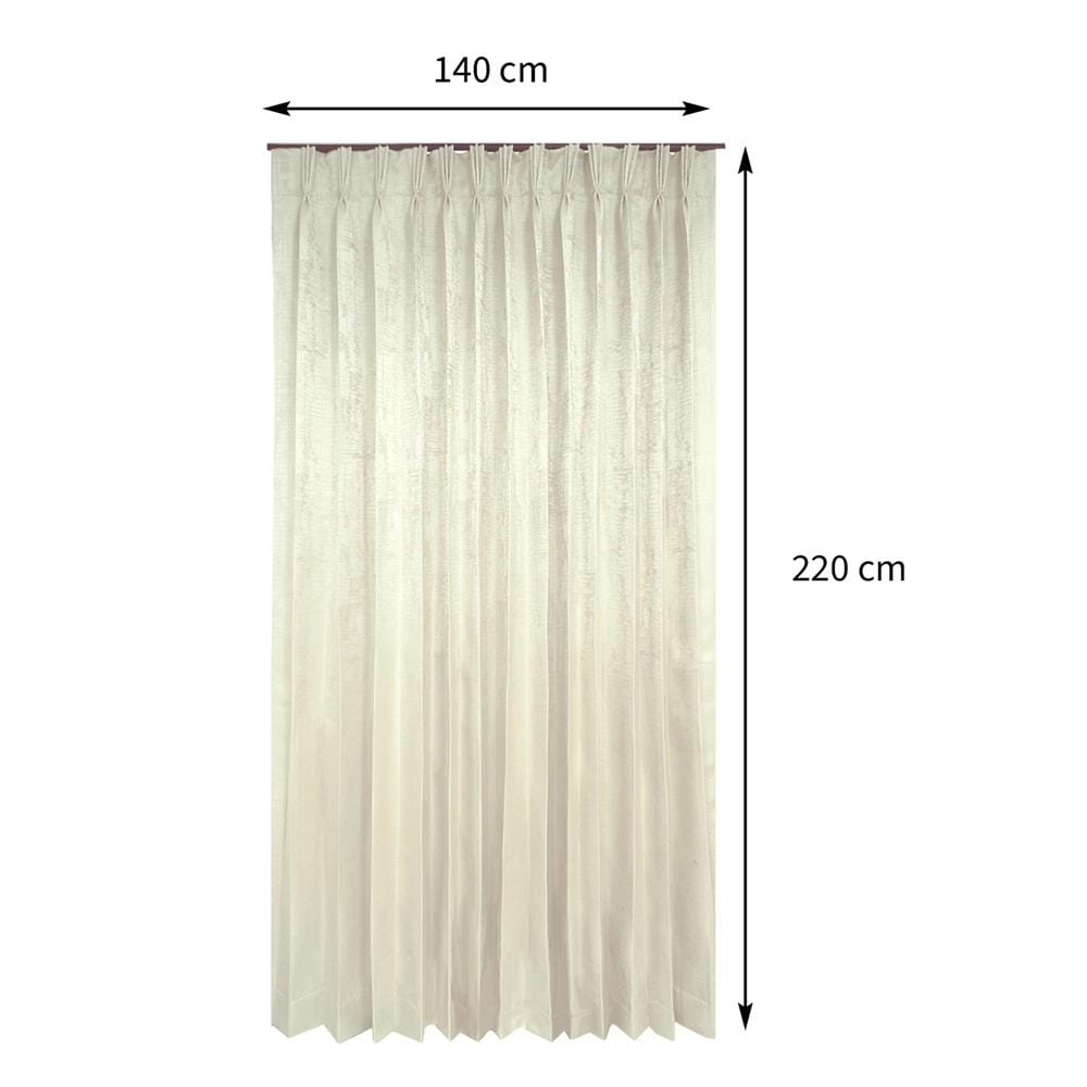 ผ้าม่านจีบ BENETTA RAMSAY UV 140X220 ซม. สีครีม