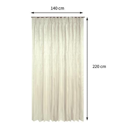ผ้าม่านจีบ BENETTA RAMSAY UV 140X220 ซม. สีครีม_5