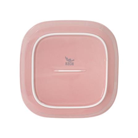 จานเหลี่ยม PORCELAIN 7.75 นิ้ว KECH HAPPY PINK_3