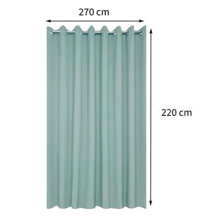 ผ้าม่าน EYELET BENETTA TISCY UV 270X220 ซม. สีเขียว_6