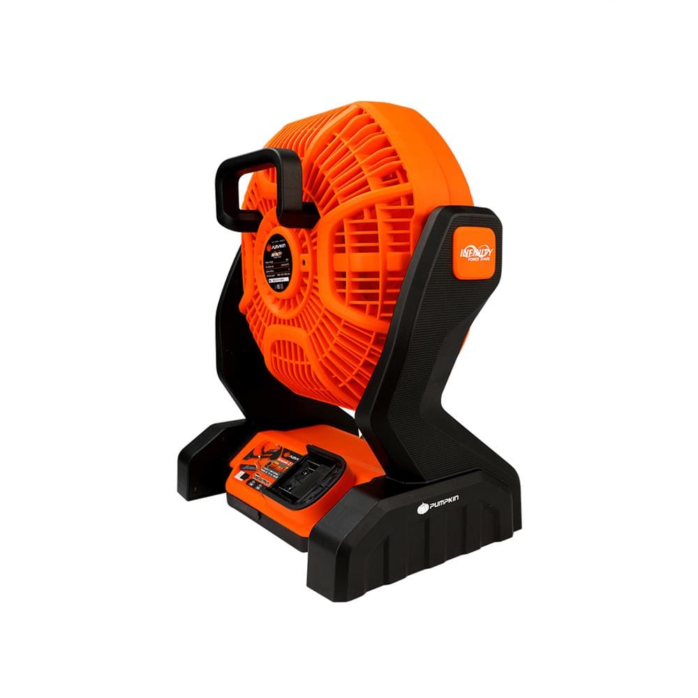 พัดลมไร้สาย 10 นิ้ว (เฉพาะตัวเครื่อง) PUMPKIN INF-105FA 50229