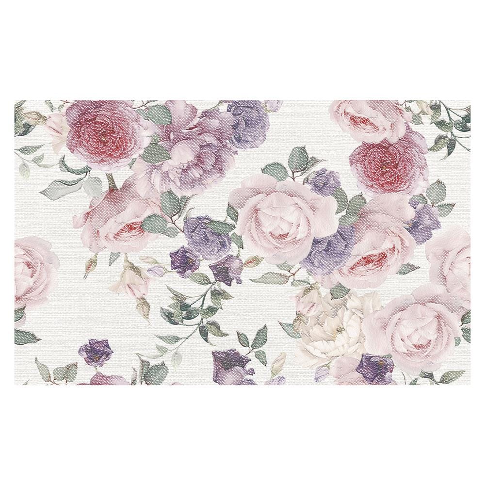 กระเบื้องผนัง 25x40 ซม. TARA โรส ฟลาเวอร์ กลาง พิงค์ A 1 ตร.ม.