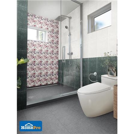 กระเบื้องผนัง 25x40 ซม. TARA โรส ฟลาเวอร์ กลาง พิงค์ A 1 ตร.ม._3
