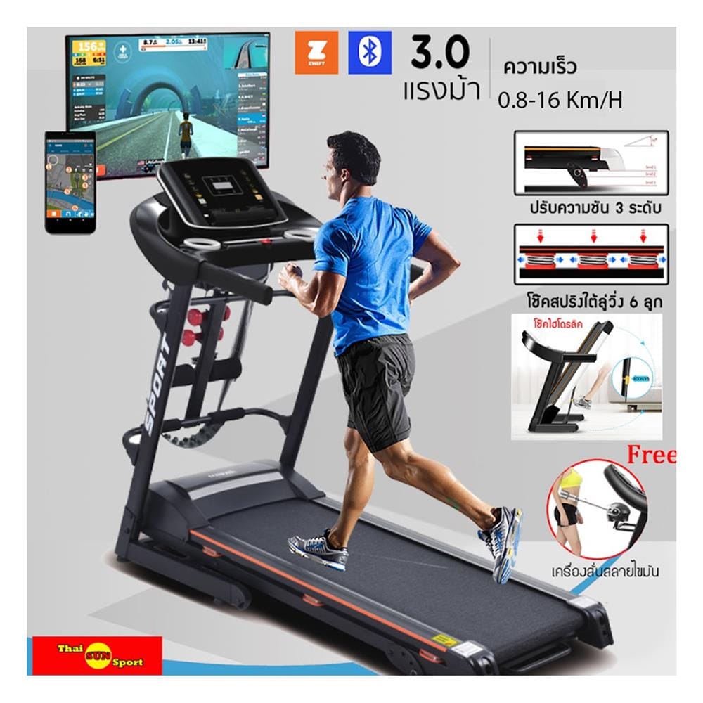 ลู่วิ่งไฟฟ้า THAI SUN SPORT C-TA11-17M_1