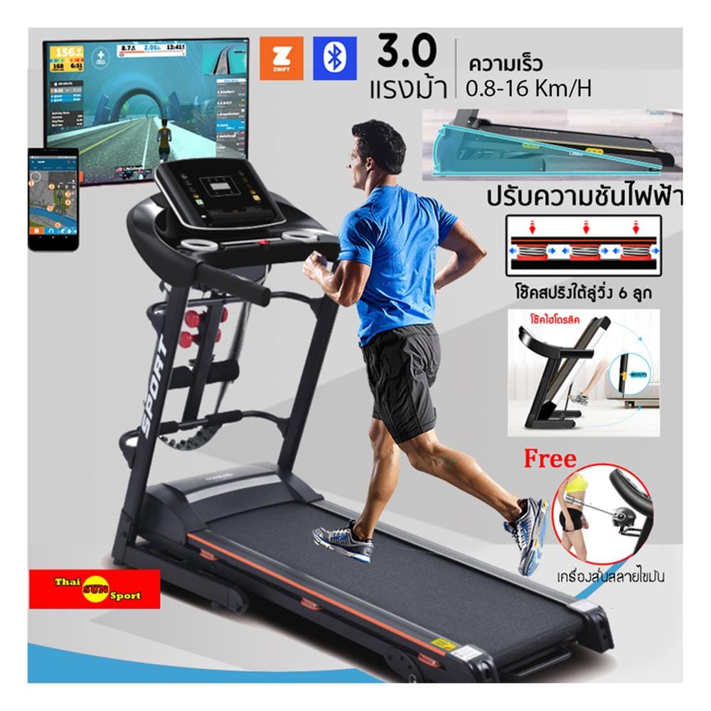 ลู่วิ่งไฟฟ้า THAI SUN SPORT C-TA11-17M_1