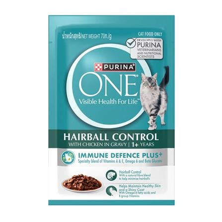 อาหารเปียกแมว PURINA ONE CAT HAIRBALL CHICKEN 70 ก._0
