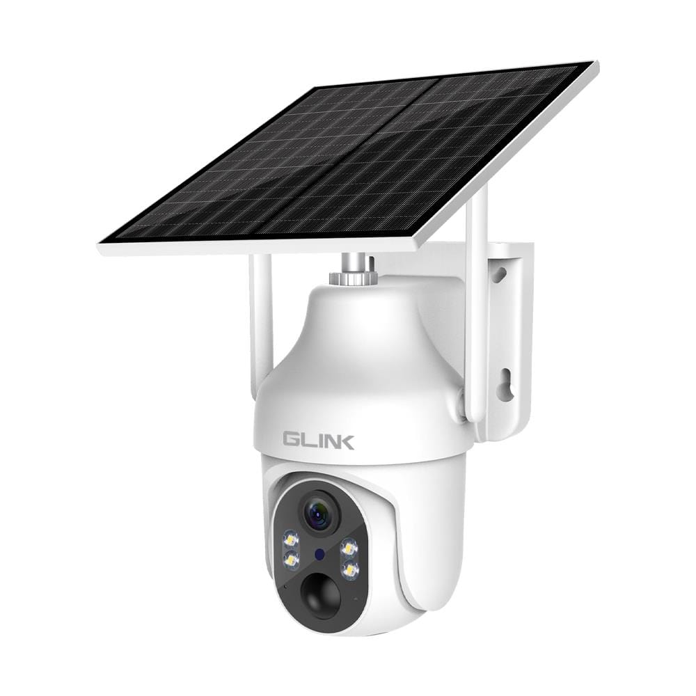 กล้องวงจรปิดไร้สายโซลาร์เซลล์ GLINK PTZ 4G ZQS-099 สีขาว 3 ล้านพิเซล