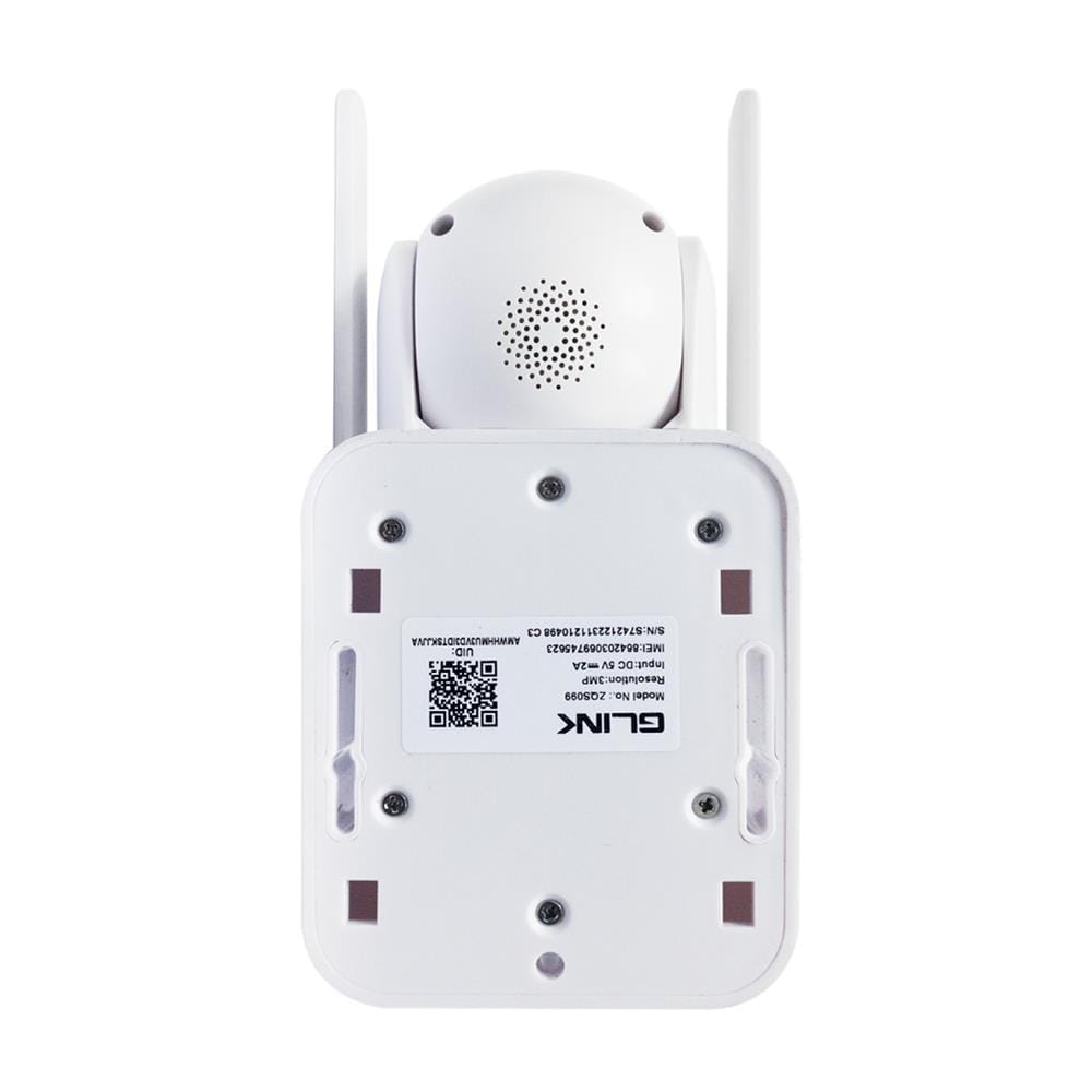 กล้องวงจรปิดไร้สายโซลาร์เซลล์ GLINK PTZ 4G ZQS-099 สีขาว 3 ล้านพิเซล