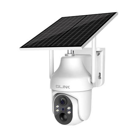 กล้องวงจรปิดไร้สายโซลาร์เซลล์ GLINK PTZ 4G ZQS-099 สีขาว 3 ล้านพิเซล_2