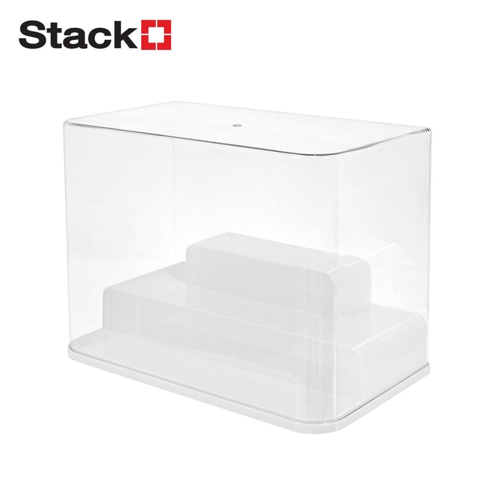 กล่องแท่นวางโชว์โมเดล STACKO PLAY 31x17.5x23 ซม. สีขาว_0