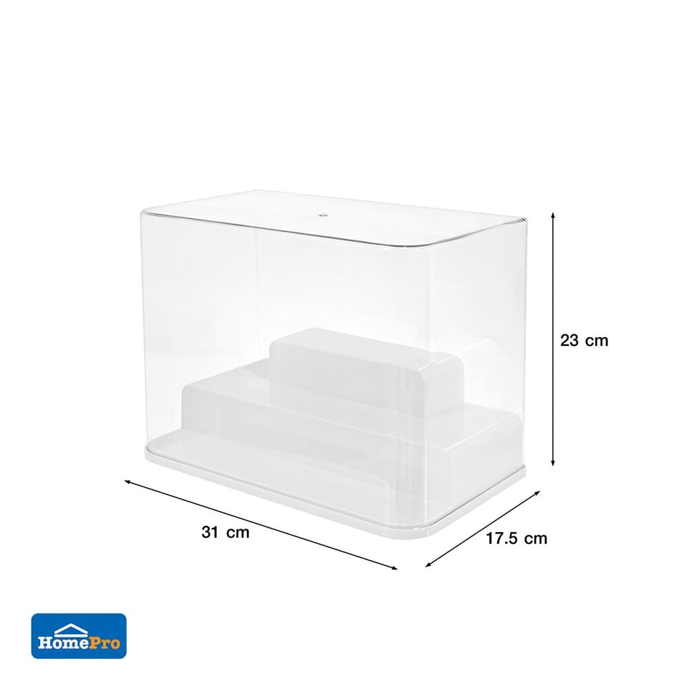 กล่องแท่นวางโชว์โมเดล STACKO PLAY 31x17.5x23 ซม. สีขาว