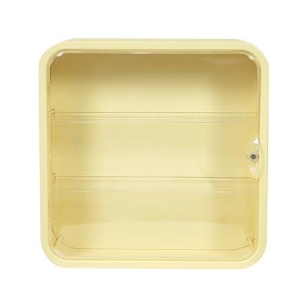 กล่องโชว์โมเดลติดผนัง STACKO PLAY 29.5x8x29.5 ซม. สีเหลือง_2
