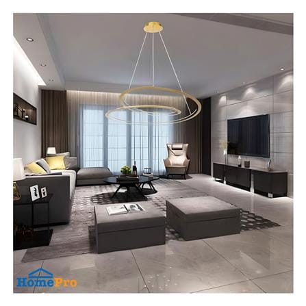 ไฟช่อ LED L&E 01-A0228 46 วัตต์ DAYLIGHT สีทอง 1 หัว_1