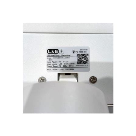 ไฟกิ่งภายใน LED L&E 01-A0156 6 วัตต์ WARM WHITE สีขาว 1 หัว_4