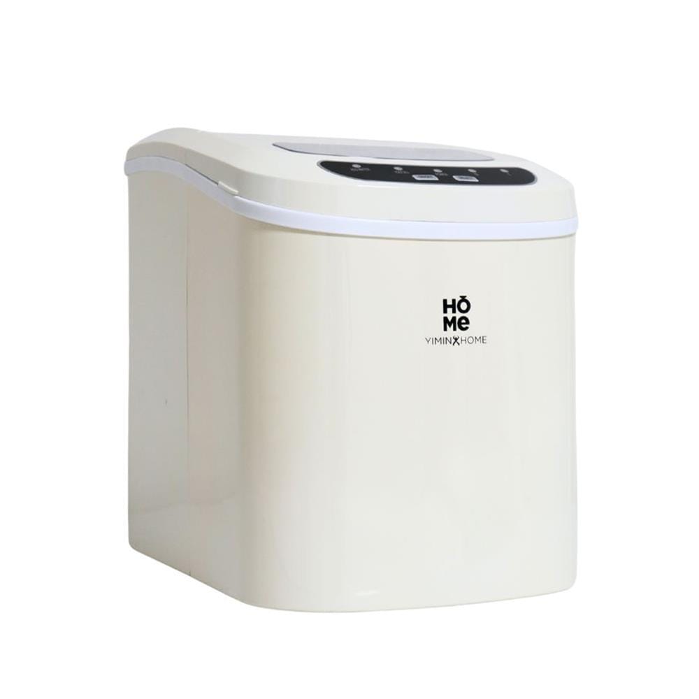 เครื่องทำน้ำแข็งอัตโนมัติ YIMIN HOME HZB-12/SA สีครีม