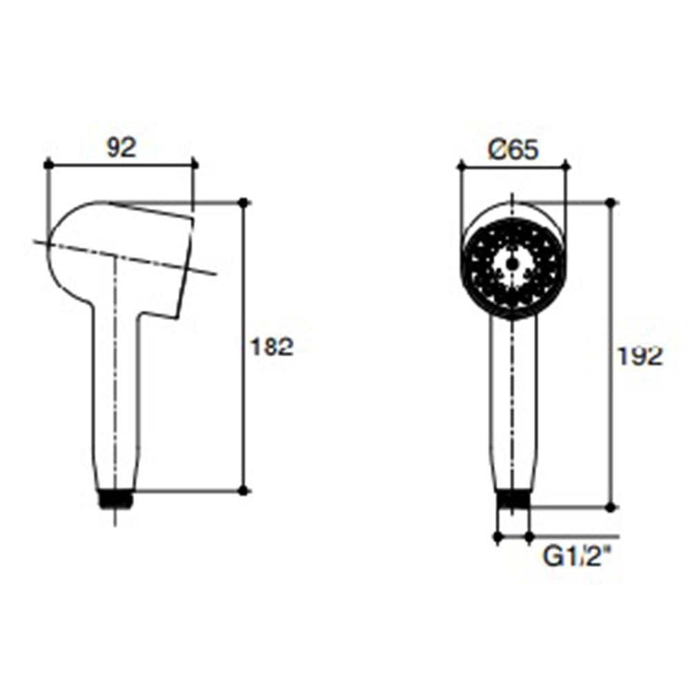 หัวฝักบัวสายอ่อน KOHLER K-26286T-G-AF สีทอง