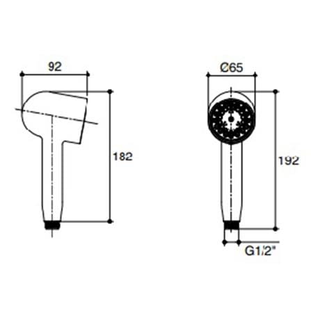 หัวฝักบัวสายอ่อน KOHLER K-26286T-G-AF สีทอง_2