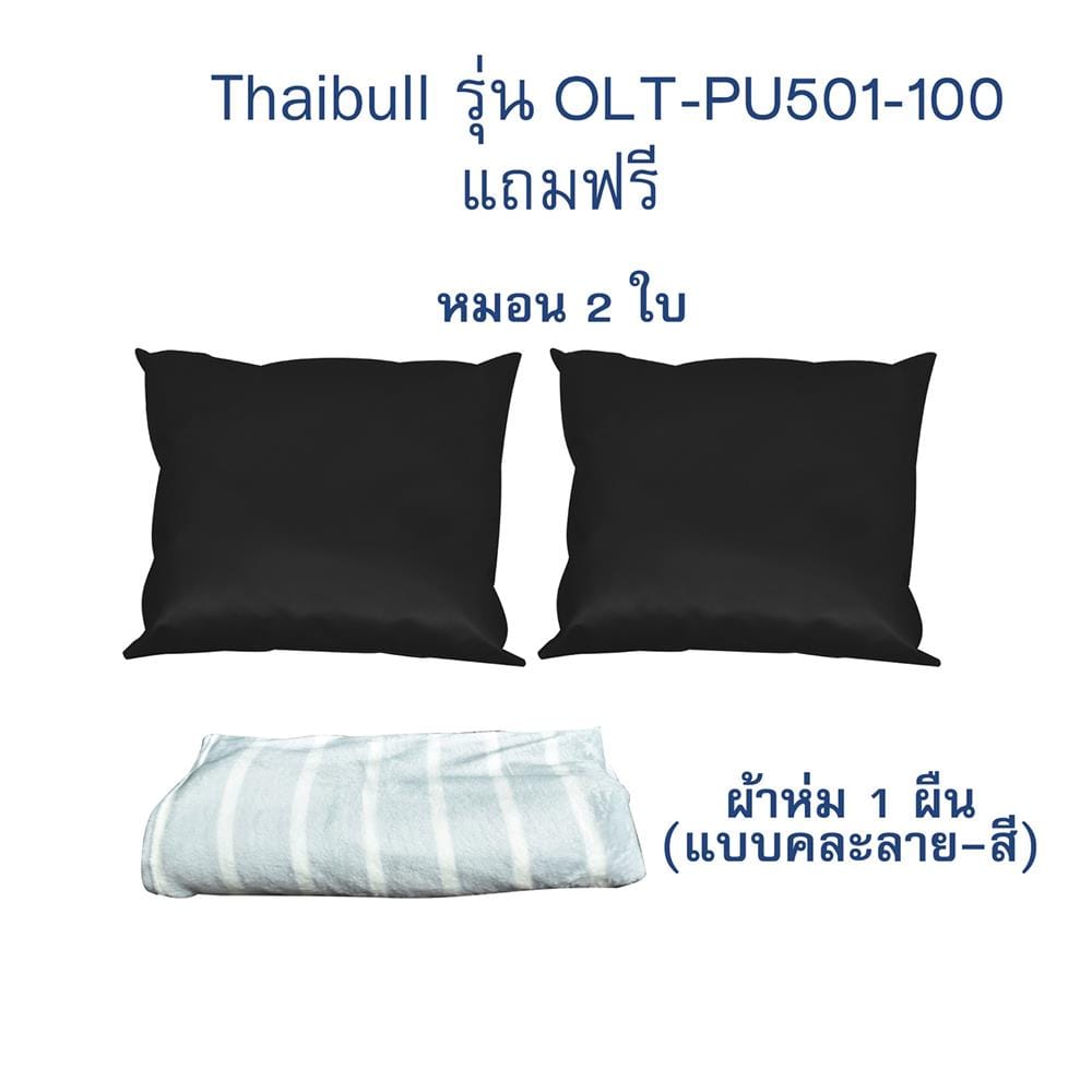 โซฟาเบด THAIBULL OLT-PU501-100 สีดำ