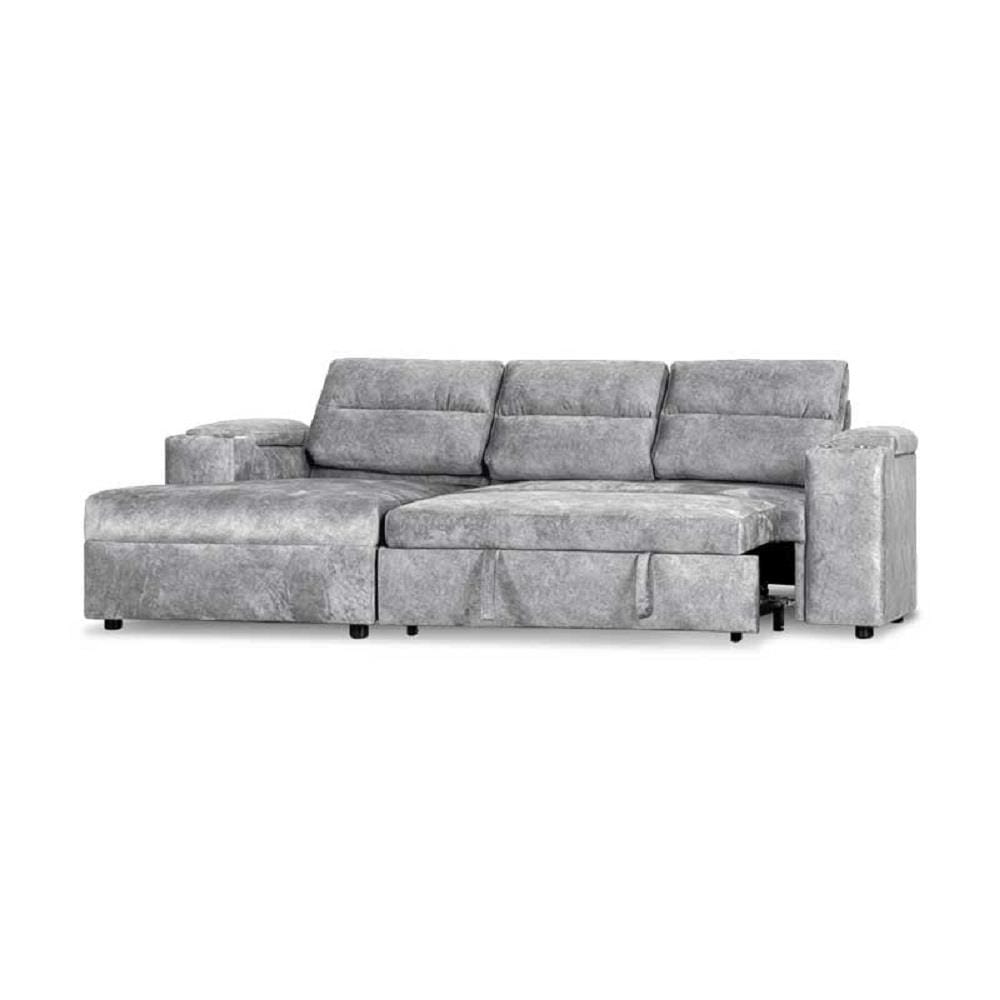 โซฟาเบด AS FURNITURE BICHONG RCGYU39 สีเทาอ่อน