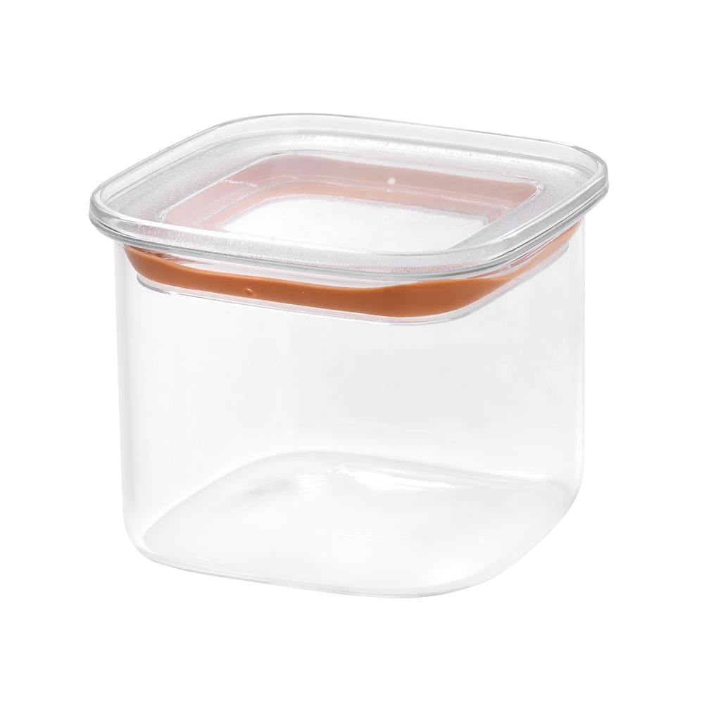 ขวดโหลแก้วฝาดึง KECH DICE 0.5 ลิตร สีน้ำตาล