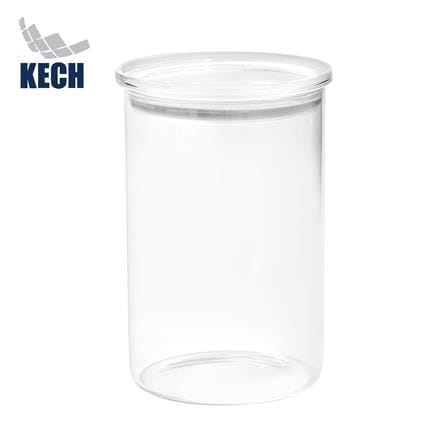 ขวดโหลแก้วฝาดึง KECH CANDY 1 ลิตร สีเทา_0