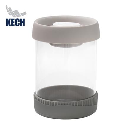 ขวดโหลแก้วฝาดึง KECH SPACE 0.8 ลิตร สีเทา_1