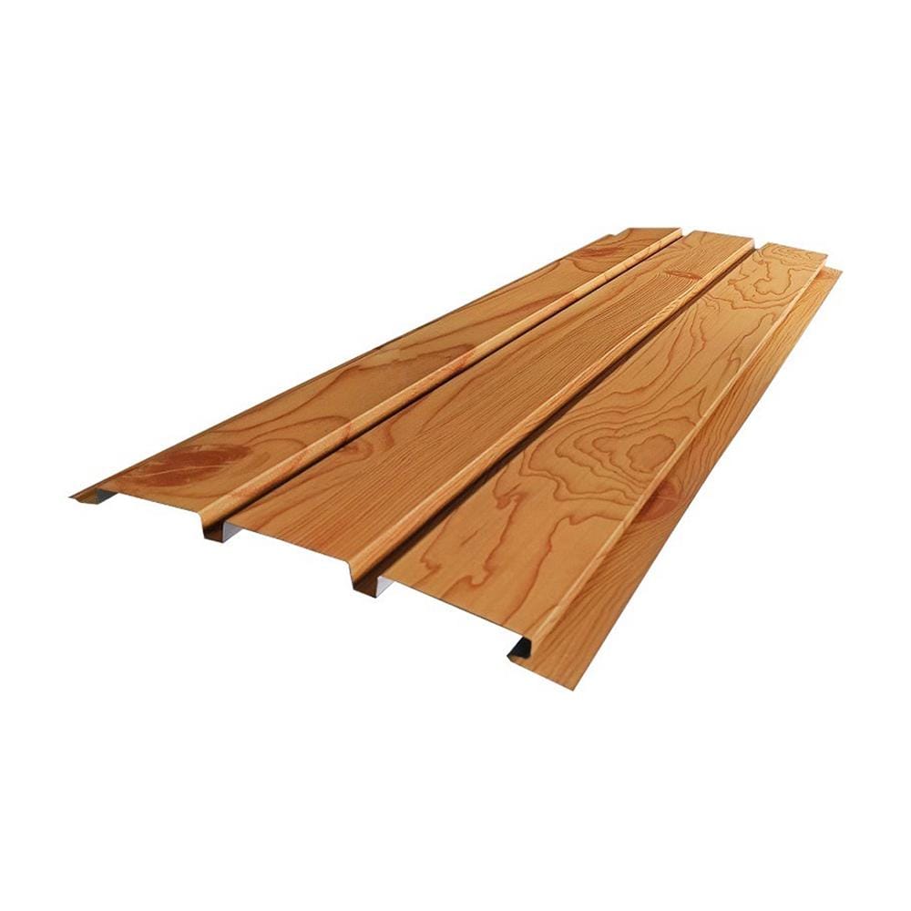 ผนังเมทัลชีท 3 ลอน MERCURY 33.5X200X0.35 ซม. สีไม้สน 6 แผ่น