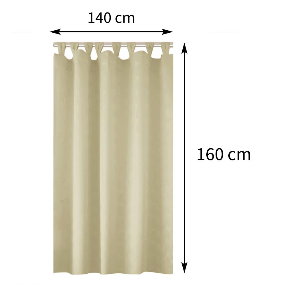 ผ้าม่านห่วง HOME LIVING STYLE KIONY UV 140X160 ซม. สีทอง