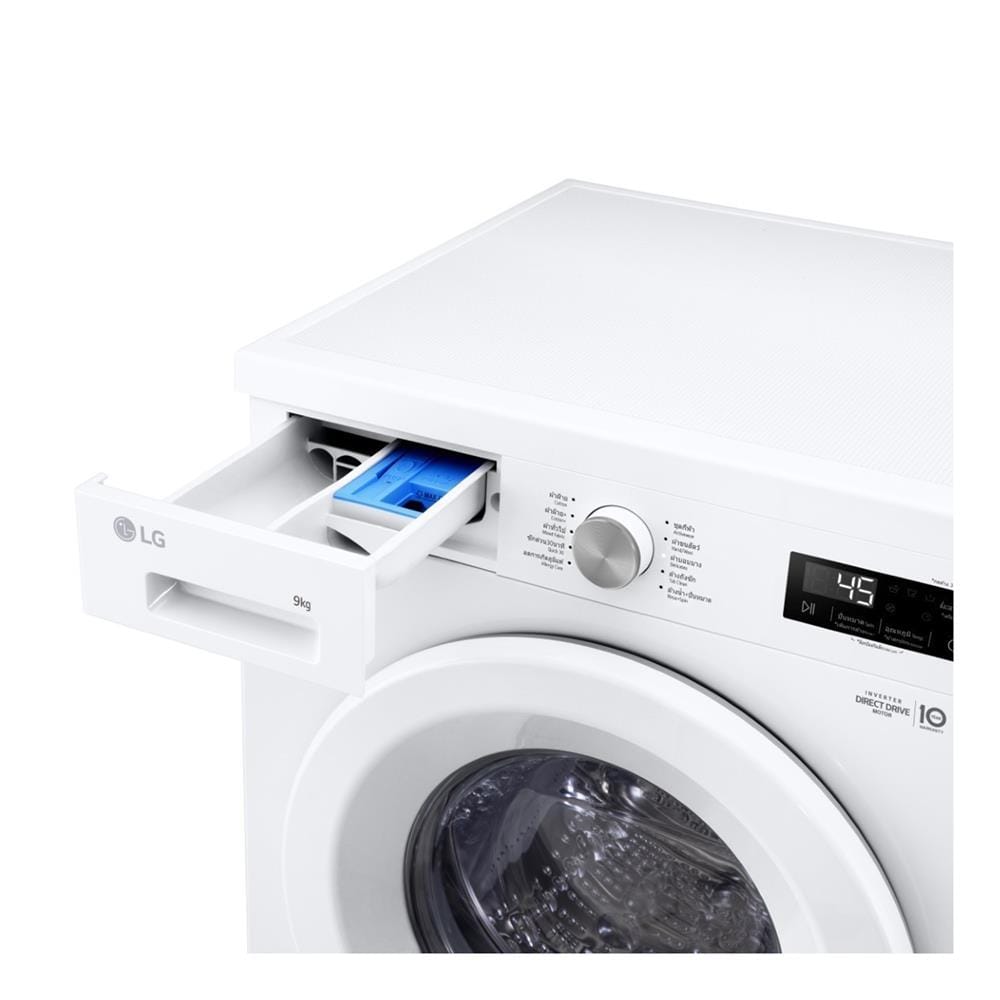 เครื่องซักผ้าฝาหน้า LG FB1209S6W 9 กก. 1200RPM อินเวอร์เตอร์ สีขาว